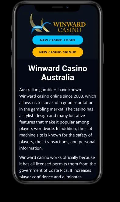 Winward Casino Mobile